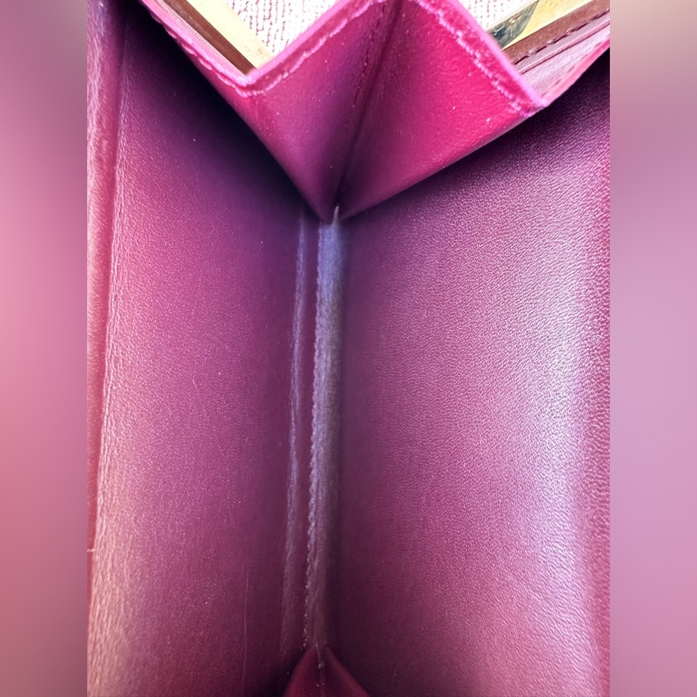 Louis Vuitton Burgundy Wine Wallet. - Picture 13 of 16